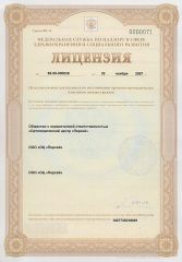 Лицензия на изготовление ортопедических изделий (1)